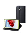 Funda wallet folio con función soporte negra lg l50 muvit