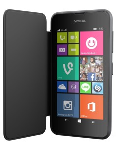 Nokia CC-3087 - Funda con tapa para Nokia Lumia 530, color negro 02743N2 kiwiku.com 2
