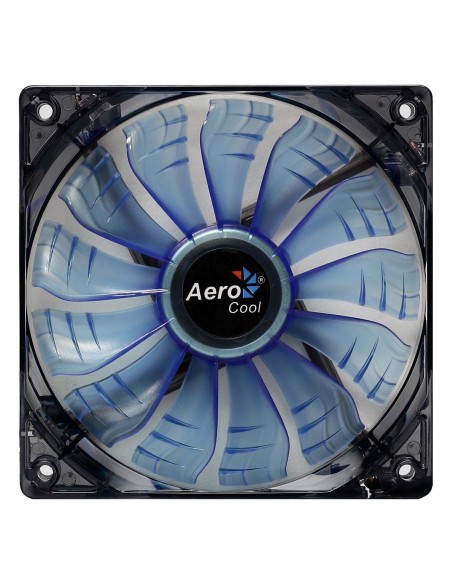 Ventilador int. aerocool air force blue 12x12 aspas con rodamientos dinamicos fdb AIRFORCEBLUE kiwiku.com