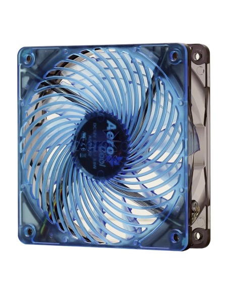 Ventilador int. aerocool air force blue 12x12 aspas con rodamientos dinamicos fdb AIRFORCEBLUE kiwiku.com