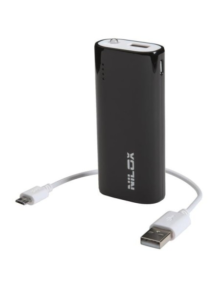 Bateria externa power bank 3600 mah negra NXPB3600B kiwiku.com