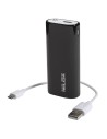 Bateria externa power bank 3600 mah negra