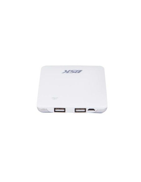 Bateria externa dsk power bank netpower 6 blanca 4400mah 9715 kiwiku.com