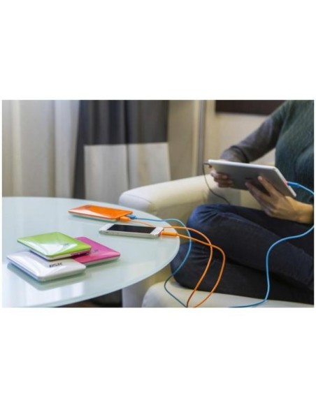 Bateria externa dsk power bank netpower 6 blanca 4400mah 9715 kiwiku.com