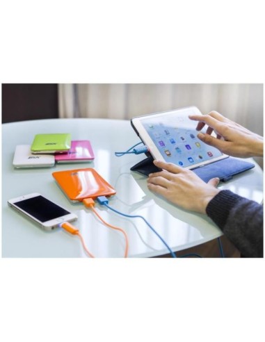 Bateria externa dsk power bank netpower 6 blanca 4400mah 9715 kiwiku.com