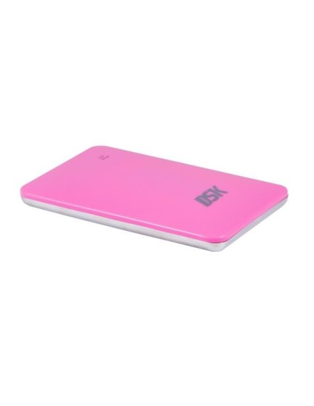 Bateria externa dsk power bank netpower 6 rosa 4400mah 9718 kiwiku.com