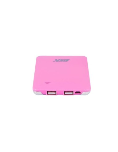 Bateria externa dsk power bank netpower 6 rosa 4400mah 9718 kiwiku.com