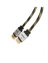 Cable hdmi 1.4 macho macho con ferrita conexion oro 1.8m gris/negro