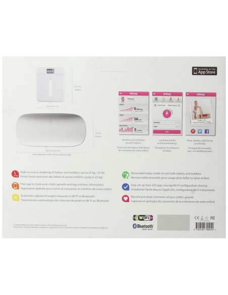 Withings 70004001 - Báscula, color blanco WS-40 kiwiku.com