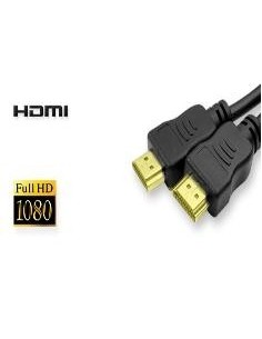 CABLE HDMI 1.4 MACHO MACHO CONEXION ORO 20M NEGRO