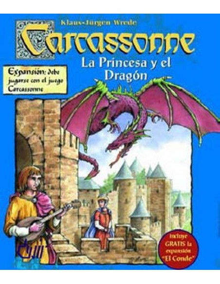 Carcassonne: la princesa y el dragon