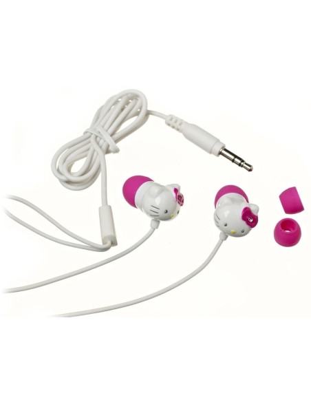 Hello Kitty EHK-HD-WHT1-DB - Auriculares in-ear con cable, color blanco EHK-HD-WHT1-DB kiwiku.com