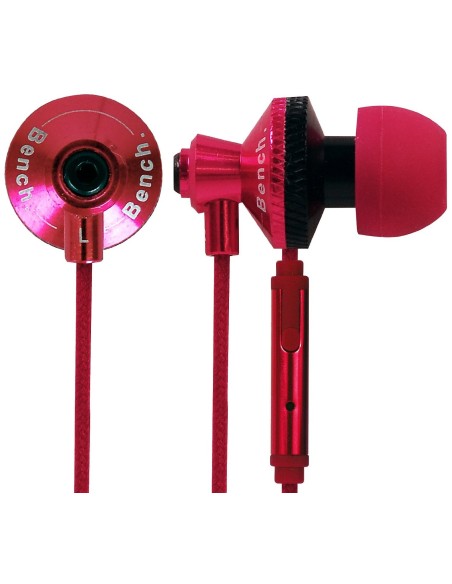 Bench EMBE-BT-BER1-DB - Auriculares in-ear con cable, color rosa EMBE-BT-BER1-DB kiwiku.com