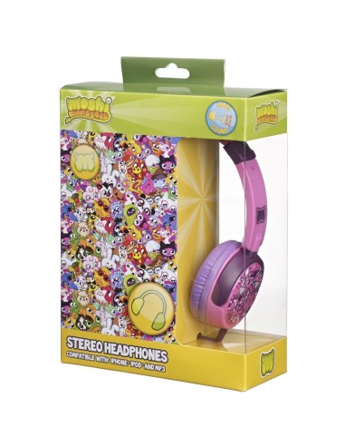Moshi Monsters HMO-C1-PNK1-DB - Auriculares de diadema cerrados con cable, color rosa HMO-C1-PNK1-DB kiwiku.com