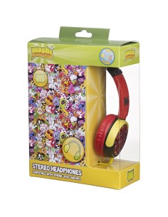 Moshi Monsters HMO-C1-RED1-DB - Auriculares de diadema cerrados con cable, color rojo HMO-C1-RED1-DB kiwiku.com 2