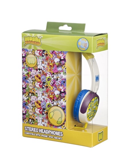 Moshi Monsters HMO-C1-WHT1-DB - Auriculares de diadema cerrados con cable, color blanco HMO-C1-WHT1-DB kiwiku.com