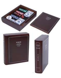 Poker estuche libro deluxe