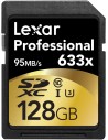 Lexar lsd128cbeu633 memoria flash - tarjeta de memoria 128 gb sdhc sdxc uhs-i