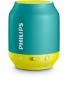 Philips bt50 - altavoz portátil con bluetooth, turquesa y amarillo