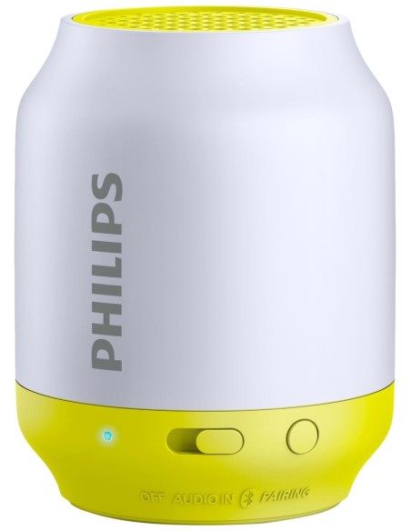 Philips BT50 - Altavoz portátil con Bluetooth, blanco, gris y lima BT50L/00 kiwiku.com