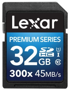 Lexar SDHC Card 32GB 300x Platinum II Class 10 UHS-I LSD32GBBEU300 kiwiku.com