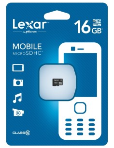 Lexar 16GB microSDHC Class 10 - Tarjeta de memoria LSDMI16GABEUC10 kiwiku.com 2