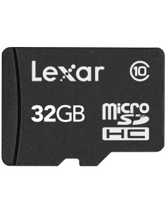Lexar - Tarjeta de memoria MicroSDHC sin adaptador (clase 10) 32 gb LSDMI32GABEU kiwiku.com
