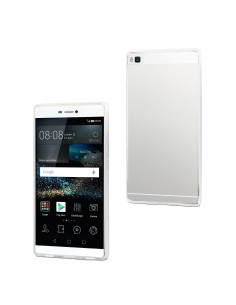 funda minigel transparente huawei p8 muvit MUSKI0497 kiwiku.com
