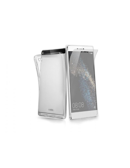 Sbs cover tpu huawei p8 transparente + protector de pantalla TEAEROHUP8T kiwiku.com