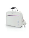 Ziron zr014 - maletín para portátiles y tablets de 10"-13" + funda neopreno, diseño silver