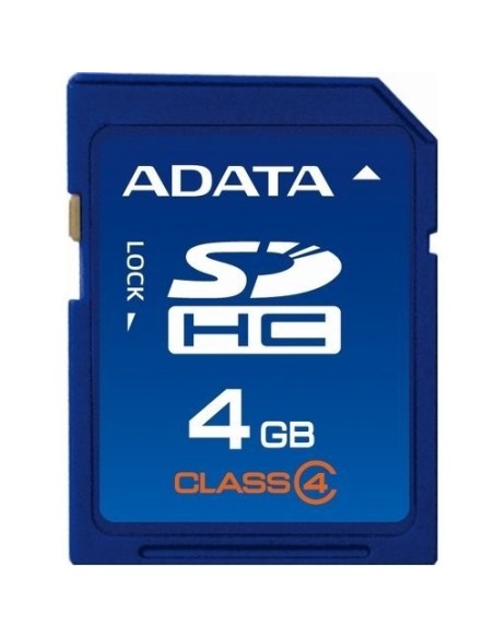 AData ASDH4GCL4-R - Tarjeta de memoria SDHC de 4 GB (Class 4) ASDH4GCL4-R kiwiku.com