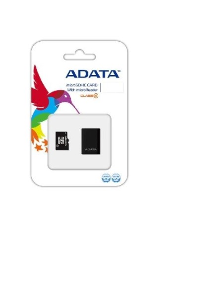 A-Data AUSDH16GCL4-RA1 - Tarjeta de memoria micro SDHC de 16 GB con adaptador SD (Clase 4) AUSDH16GCL4-RA1 kiwiku.com
