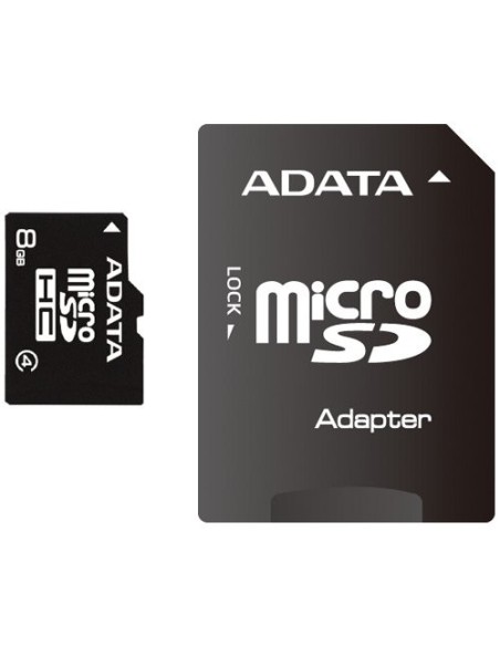 A-Data AUSDH16GCL4-RA1 - Tarjeta de memoria micro SDHC de 16 GB con adaptador SD (Clase 4) AUSDH8GCL4-RA1 kiwiku.com