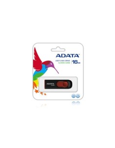 ADATA 16GB C008 - Memoria USB 16 GB USB 2.0 Negro Rojo AC008-16G-RKD kiwiku.com 2