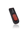 A-data ac008-4g-rkd - memoria usb de 4 gb, color negro y rojo