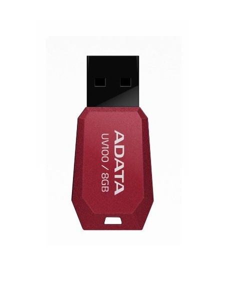 ADATA DashDrive UV100 - Unidad flash USB - 8 GB - USB 2.0 - rojo AUV100-8G-RRD kiwiku.com