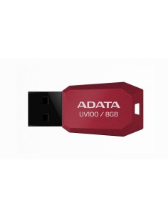 ADATA DashDrive UV100 - Unidad flash USB - 8 GB - USB 2.0 - rojo AUV100-8G-RRD kiwiku.com 2
