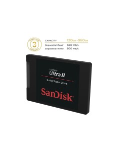 Disco duro ssd 240gb 2.5" ultra ii  550mb/s  sandisk® ssd  sdssdhii-240g-g25 SDSSDHII-240G-G25 kiwiku.com 2