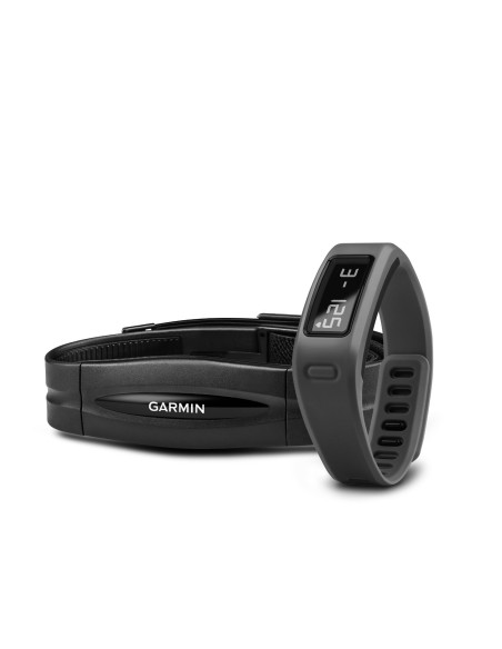 Garmin Vivofit HRM - Pulsera de fitness, color gris 010-01225-35 kiwiku.com
