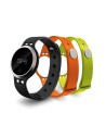Reloj de pulsera ora fit black 3 correas intercambiables bluetooth  cardiometro, podometor, alertas,