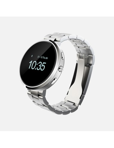 Smartwatch reloj de pulsera ora sphera silver 2 correas intercambiables bluetooth manos libres, mens OSW002-SS kiwiku.com