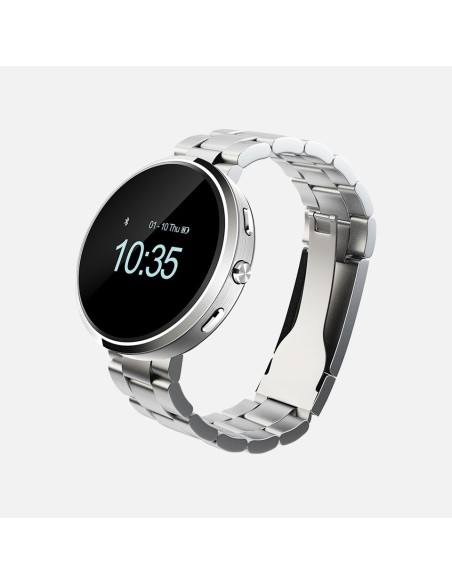 Smartwatch reloj de pulsera ora sphera silver 2 correas intercambiables bluetooth manos libres, mens OSW002-SS kiwiku.com