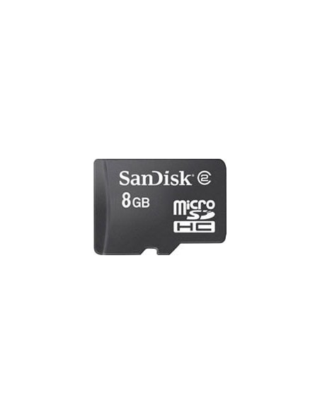 SanDisk - Tarjeta de memoria flash ( adaptador microSDHC a SD Incluido ) - 8 GB - Class 2 - microSDH SDSDQB-008G-B35 kiwiku.com