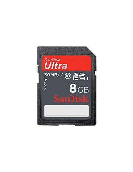 SanDisk Ultra - Tarjeta de memoria flash - 8 GB - Class 10 - SDHC UHS-I SDSDU-008G-U46 kiwiku.com