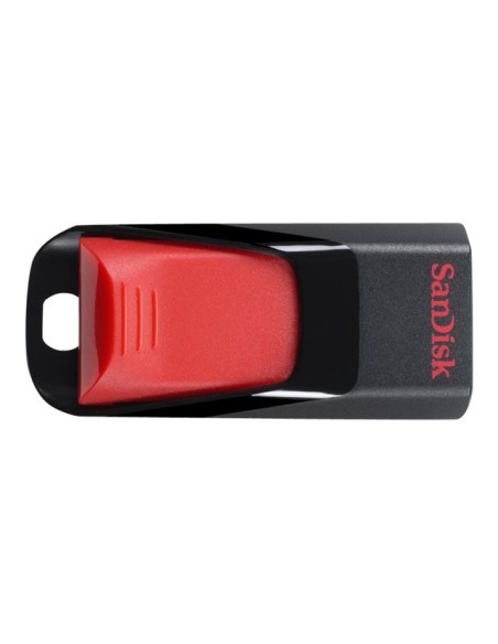 SanDisk Cruzer Edge - Unidad flash USB - 64 GB - USB 2.0 - negro, rojo SDCZ51-064G-B35 kiwiku.com