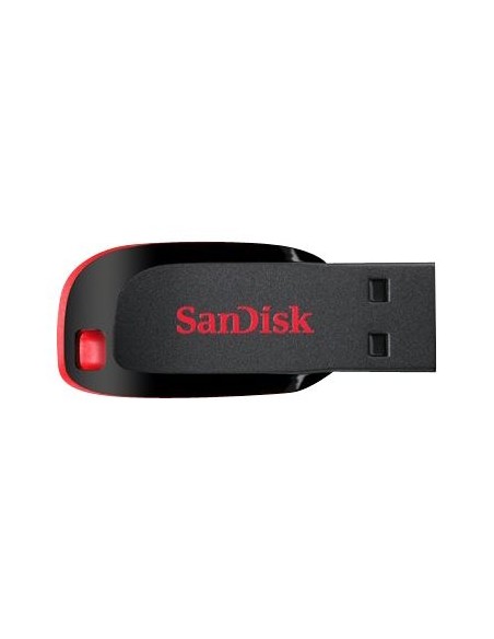 SanDisk Cruzer Blade - Unidad flash USB - 64 GB - USB 2.0 - negro, rojo SDCZ50-064G-B35 kiwiku.com