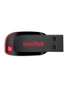 Sandisk cruzer blade - unidad flash usb - 64 gb - usb 2.0 - negro, rojo