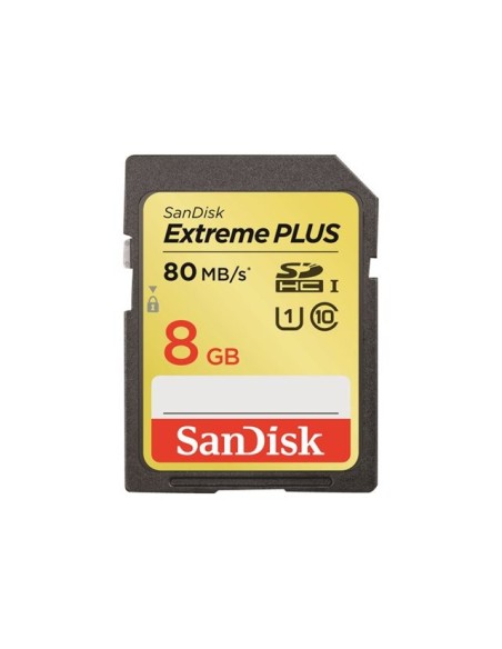 SanDisk Extreme - Tarjeta de memoria flash - 8 GB - UHS Class 1 / Class10 - SDHC UHS-I SDSDXS-008G-X46 kiwiku.com
