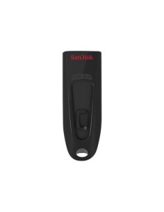 Memoria USB SANDISK Ultra 16 GB USB 3.0 Negra - Alta Velocidad y Seguridad  