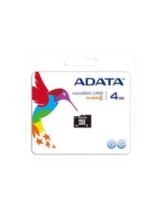 ADATA - Tarjeta de memoria flash - 4 GB - Class 4 - microSDHC AUSDH4GCL4-R kiwiku.com